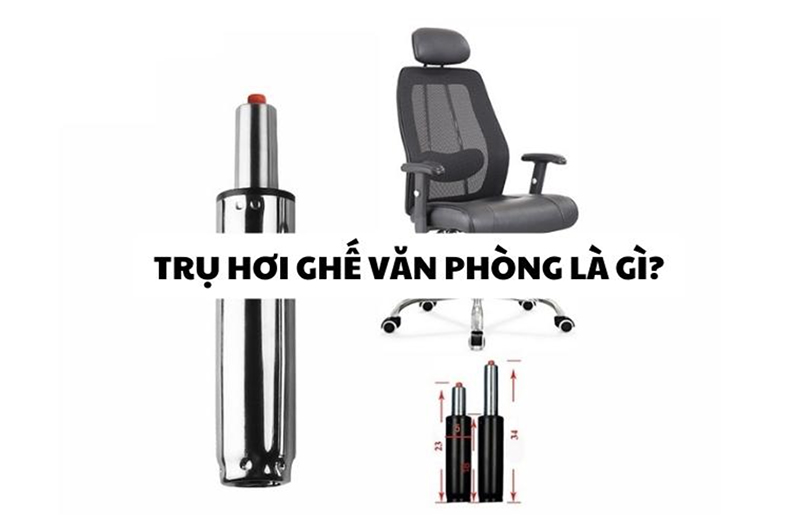 Trụ hơi ghế công thái học là gì?