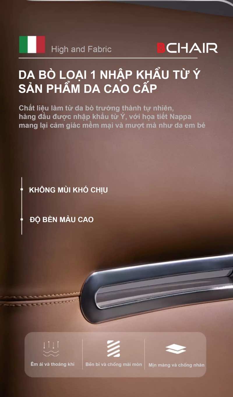 Da bò loại 1 nhập khẩu từ Ý