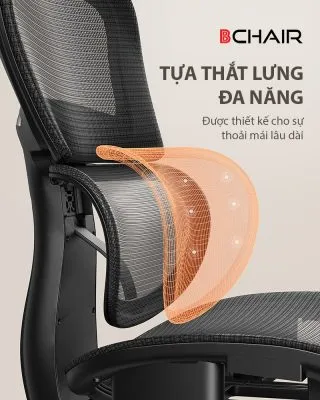 Lumbar support trên ghế công thái học quan trọng ra sao?