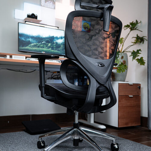 Alternative view of Ghế công thái học Ergonomic BC-102V1 chân nhôm đúc nguyên khối