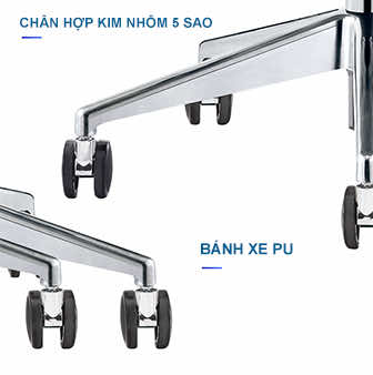 chi tiết đế ghế