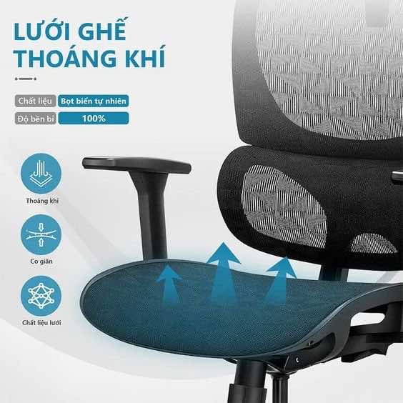 Giá thành ghế giám đốc lưới thường thấp hơn so với chất liệu da