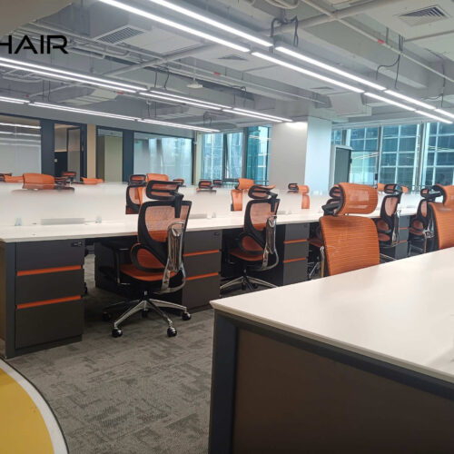 Bchair cung cấp 80 ghế công thái học B-1018D cho Nedec Việt Nam