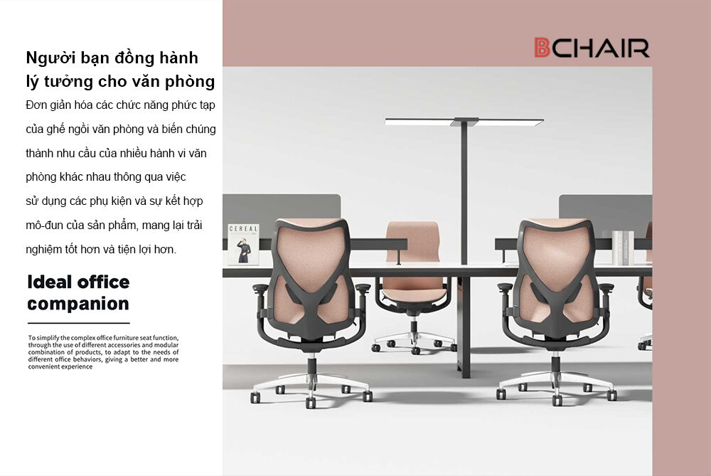 Ghế công thái học M6F-16L có kê chân 20 Ghế xoay văn phòng Dream6 ảnh 08