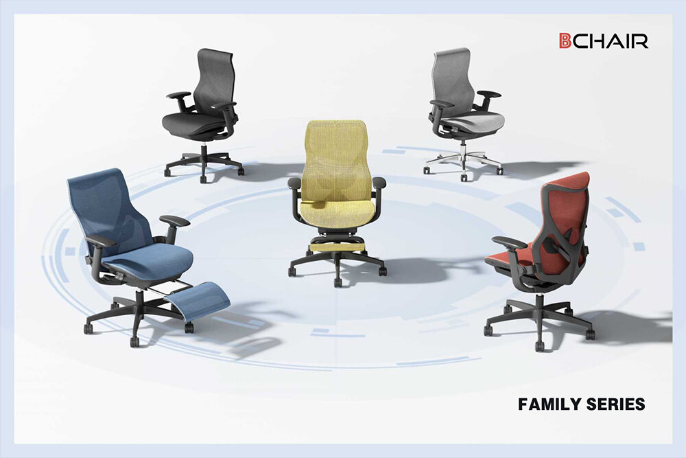 Ghế công thái học M6F-16L có kê chân 26 Ghế xoay văn phòng Dream6 ảnh 15