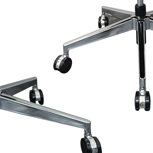 Ghế công thái học Ergonomic B-102A chân kim loại mạ crom 16 Bánh Xe Ghế B 102A