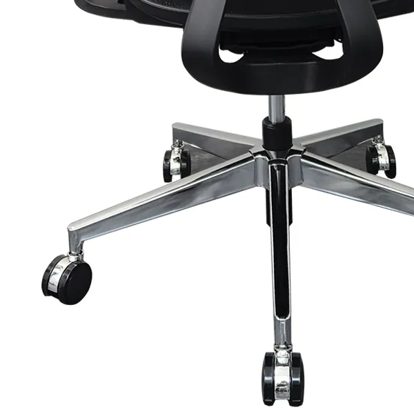 Ghế công thái học Ergonomic B-102A chân kim loại mạ crom 14 _cuva
