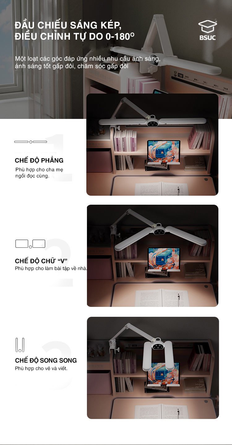 Đèn Làm Việc Cao Cấp HYD 032 Ảnh 10