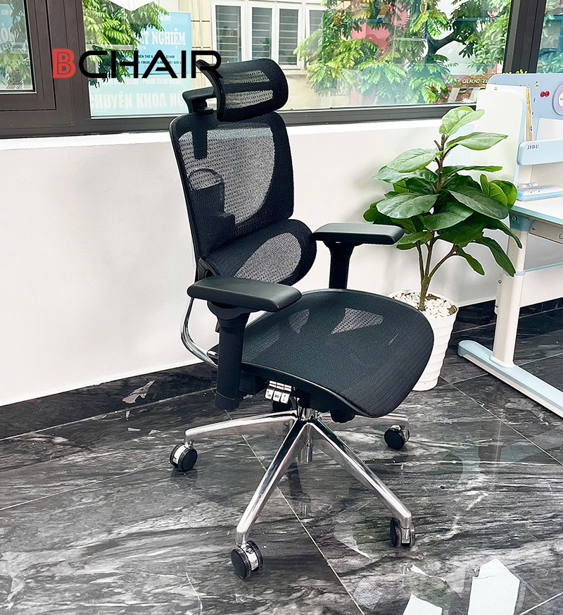 Ghế Giám Đốc Công Thái Học B-1018D Thiết Kế Sang Trọng, Hiện Đại, Chất Liệu Cao Cấp 1 Ghế Công Thái Học B-1018D