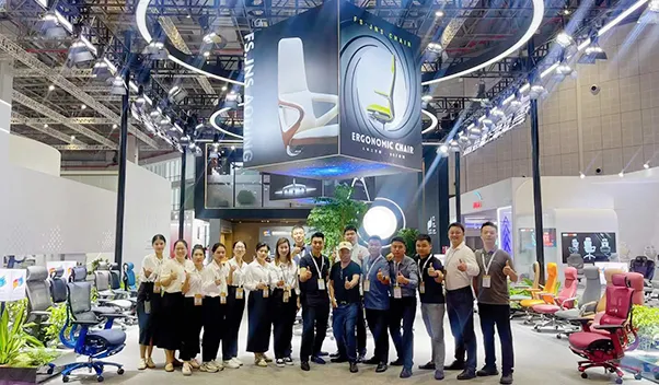 Showroom triển lãm ghế công thái học Bchair
