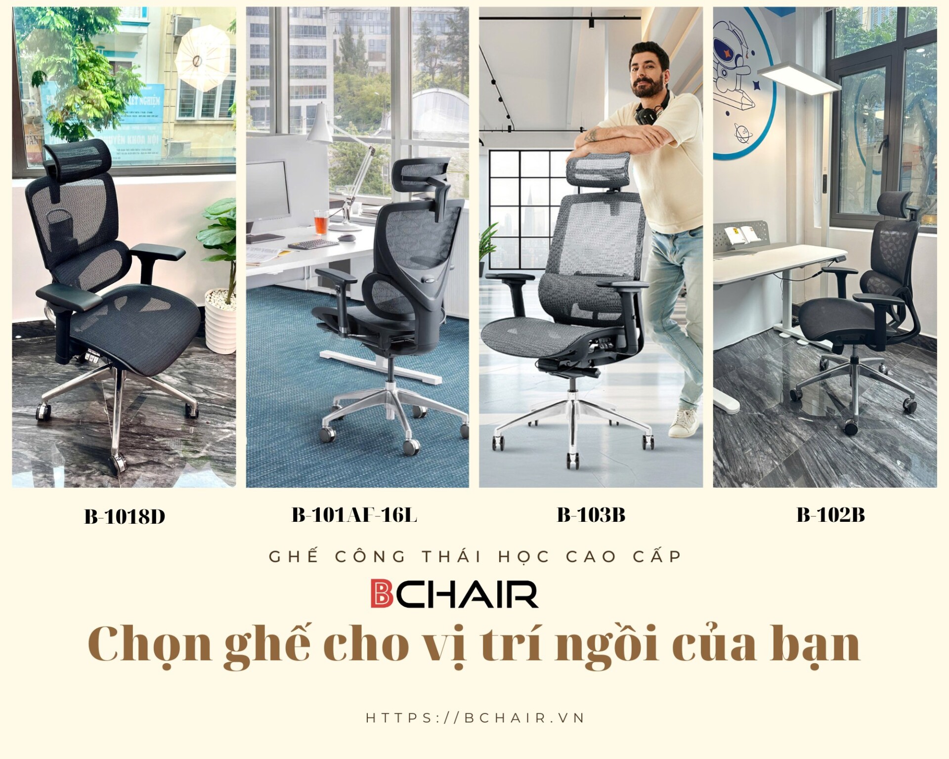 50+ Mẫu Ghế Văn Phòng Giá Rẻ, Chính Hãng 5 Ghe Van Phong Bchair