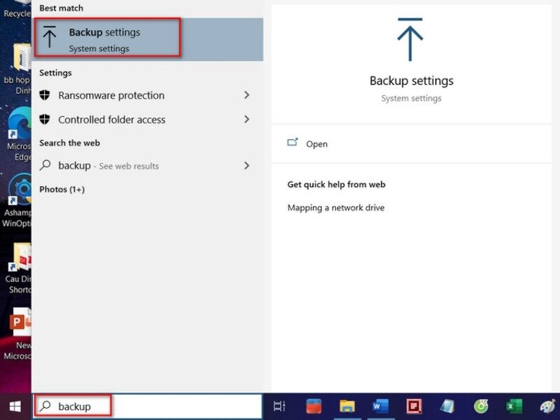 Nhấn vào Start - chọn Settings và chọn Update & Security
