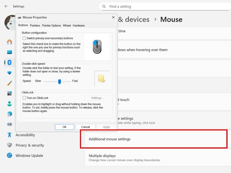 Chọn Show location of pointer when I press the CTRL key để khắc phục tình trạng mất trỏ chuột 