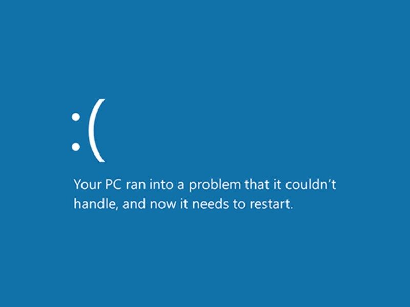 Nếu máy liên tục hiện màn hình xanh và không thể khởi động bạn nên mang máy đến các chuyên viên kỹ thuật để được hỗ trợ 