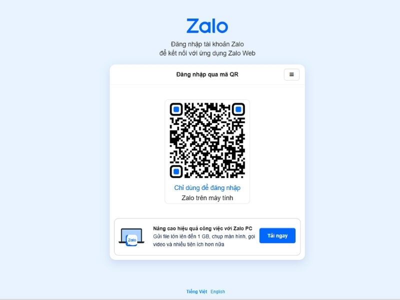 3 cách đăng nhập zalo trên máy tính nhanh chóng, dễ dàng 5 cách đăng nhập zalo trên máy tính
