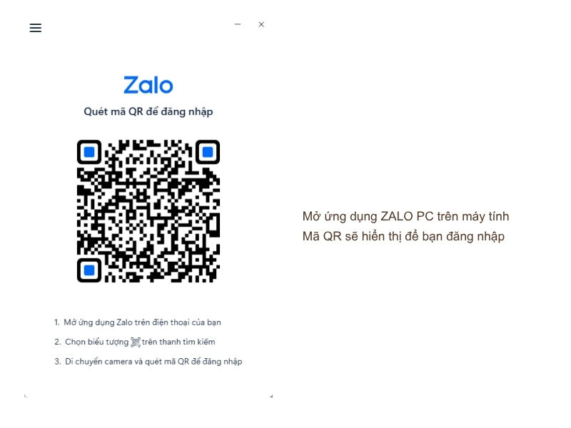 3 cách đăng nhập zalo trên máy tính nhanh chóng, dễ dàng 1 cách đăng nhập zalo trên máy tính