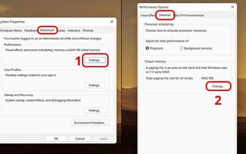 Cách set RAM ảo trên máy tính