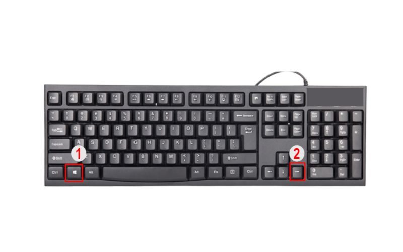 cách tắt máy tính bằng bàn phím