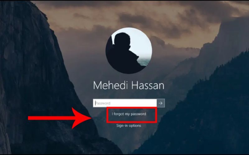 Cách vào máy tính khi quên mật khẩu Windows 10 dễ dàng 1 Cách vào máy tính khi quên mật khẩu