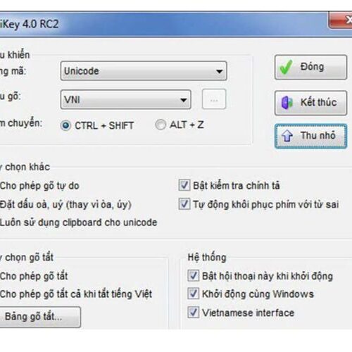 Cài UniKey trên máy tính Windows và Macbook đơn giản
