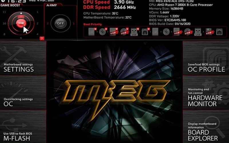 Vào BIOS MSI laptop