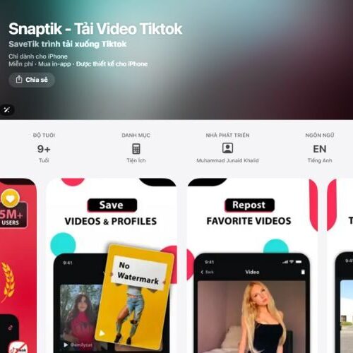 Snaptik App TikTok | Tải Video không Logo HD miễn phí