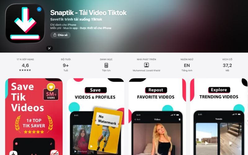 snaptik app tiktok