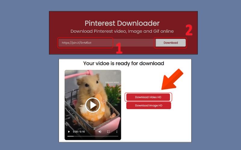 Hướng dẫn tải video Pinterest siêu dễ, nhanh chóng 5 tải video Printerest
