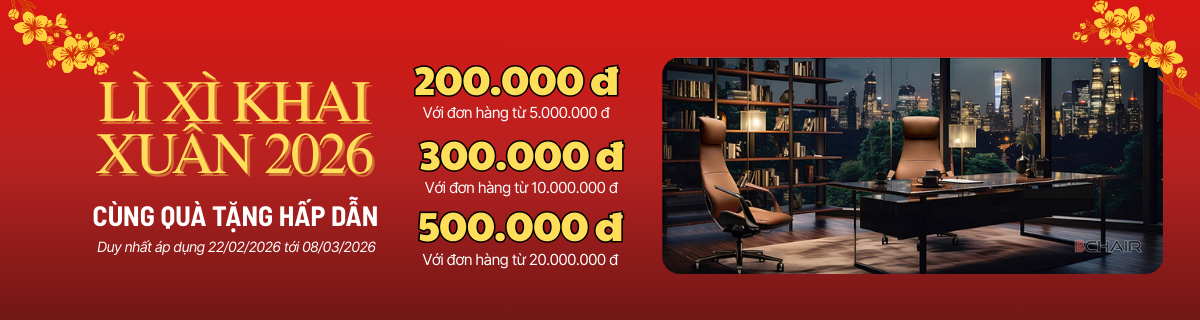 Lì xì tới quý khách hàng khi mua ghế công thái học, ghế giám đốc Bchair