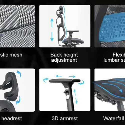 Ghe van phong cong thai hoc BC 521V1 anh 7